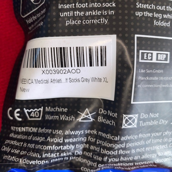 Unisex | 3- NEENCA Cushioned Compression Socks Medical : - Picture 3 of 3